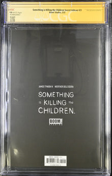 SOMETHING IS KILLING CHILDREN #21 Secret Ashcan CGC 9.8 Signed Dell'Edera Tynion - 07