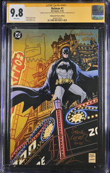 Batman #1 Hollywood Theatre (2025) CGC 9.8 Signed & Sketch Matt Fraction & Steve Lieber
