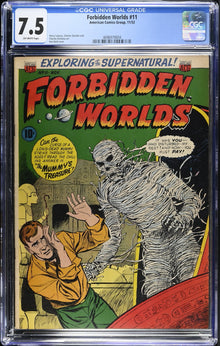 Forbidden Worlds #11 (1952) Graded CGC 7.5 VF Pre-Code Horror Hitler Story