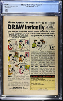 Strange World of Your Dreams #4 (1953) Graded CGC 6.0 FN Jack Kirby Joe Simon