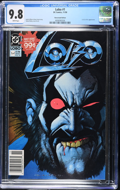 Lobo #1 (1990) Graded CGC 9.8 NM/M Newstand Edition