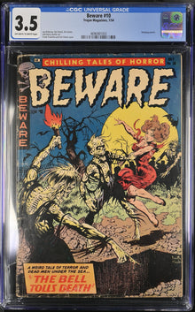 Beware #10 (1954) Graded CGC 3.5 VG- Frank Frazetta Cover