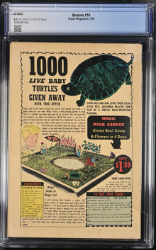 Beware #10 (1954) Graded CGC 3.5 VG- Frank Frazetta Cover