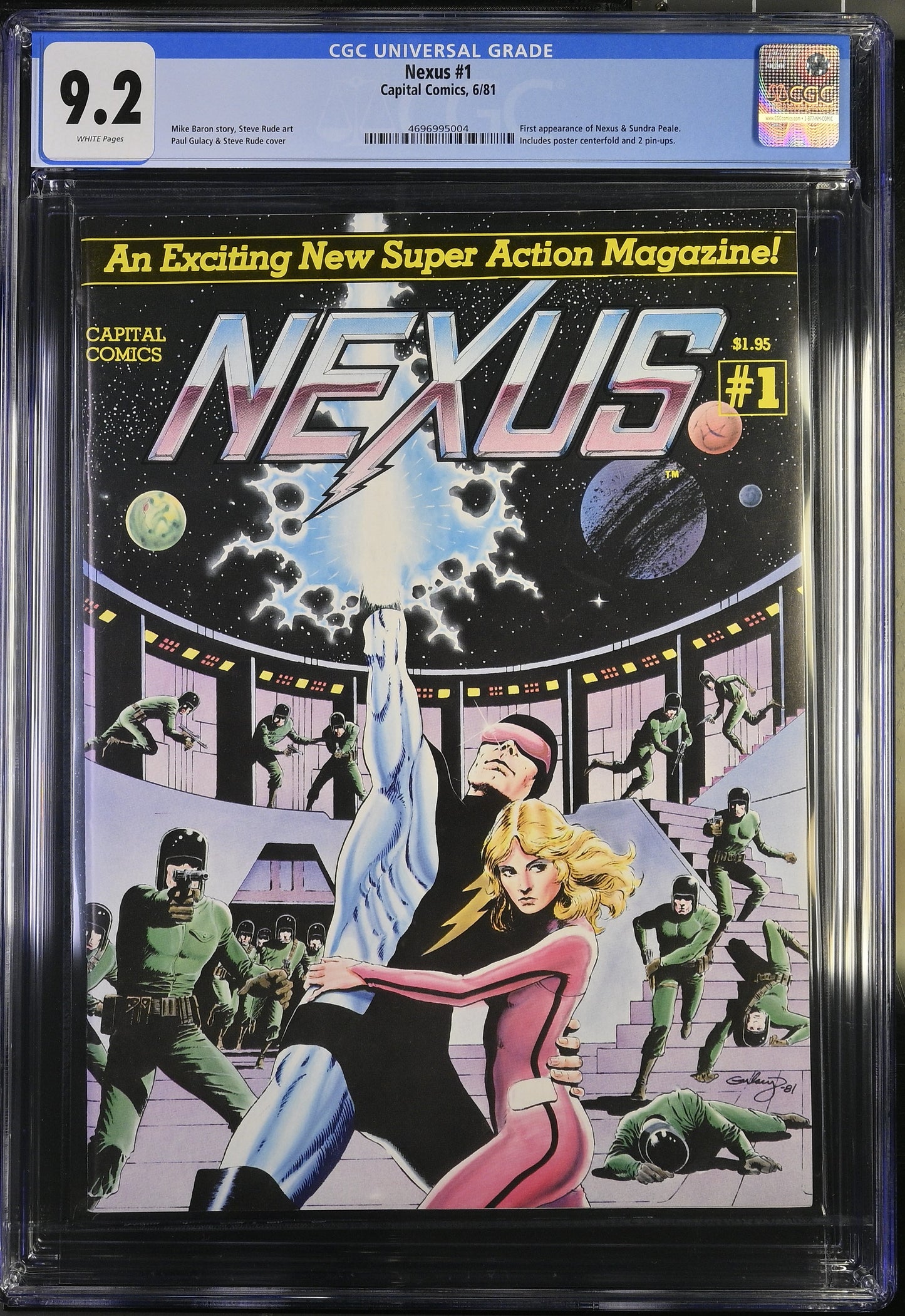 Nexus #1 (1981) Graded CGC 9.2 NM-