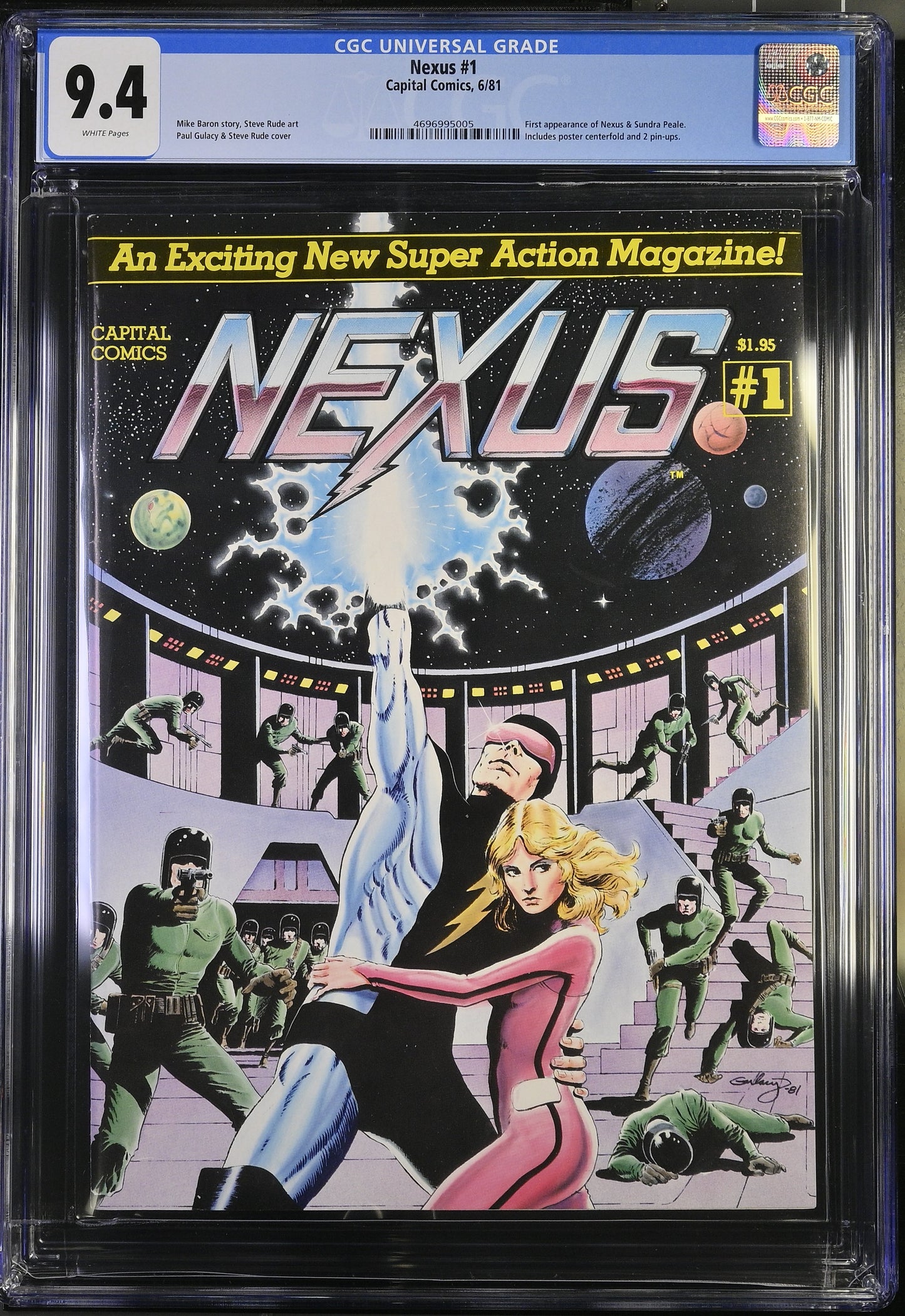 Nexus #1 (1981) Graded CGC 9.4 NM