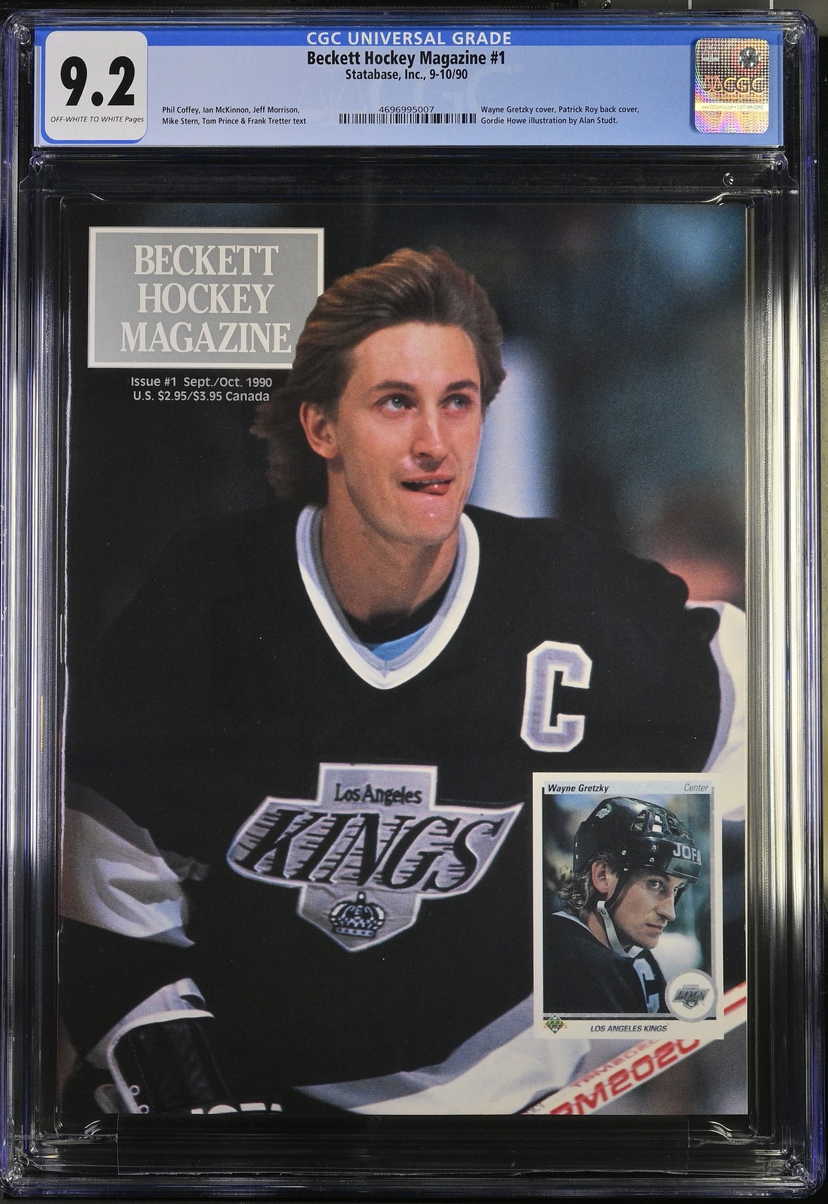 Beckett Hockey Magazine #1 (Sep/Oct 1990) Wayne Gretzky CGC 9.2 NM-