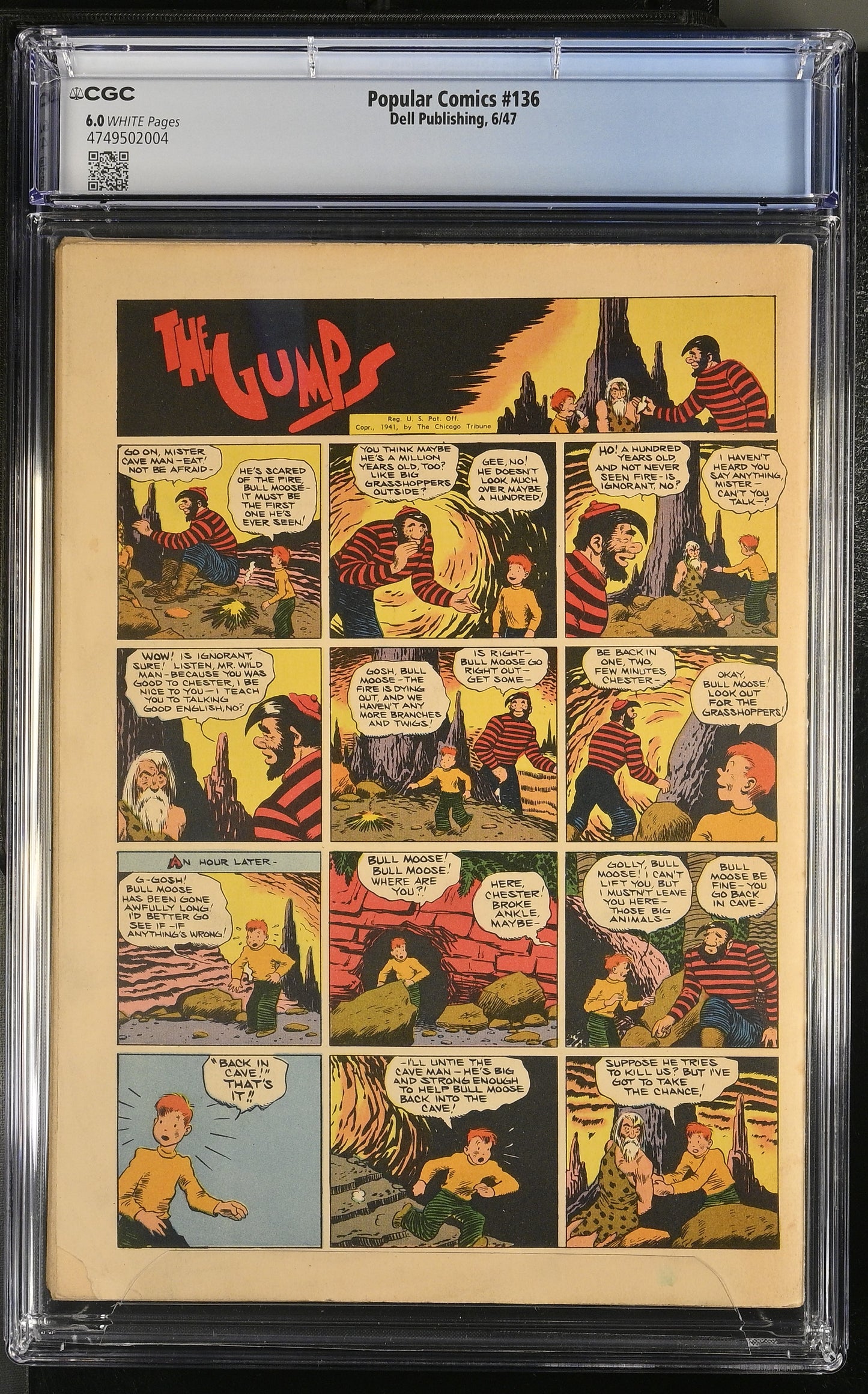 Popular Comics #136 (1947) Graded CGC 6.0 Fine
