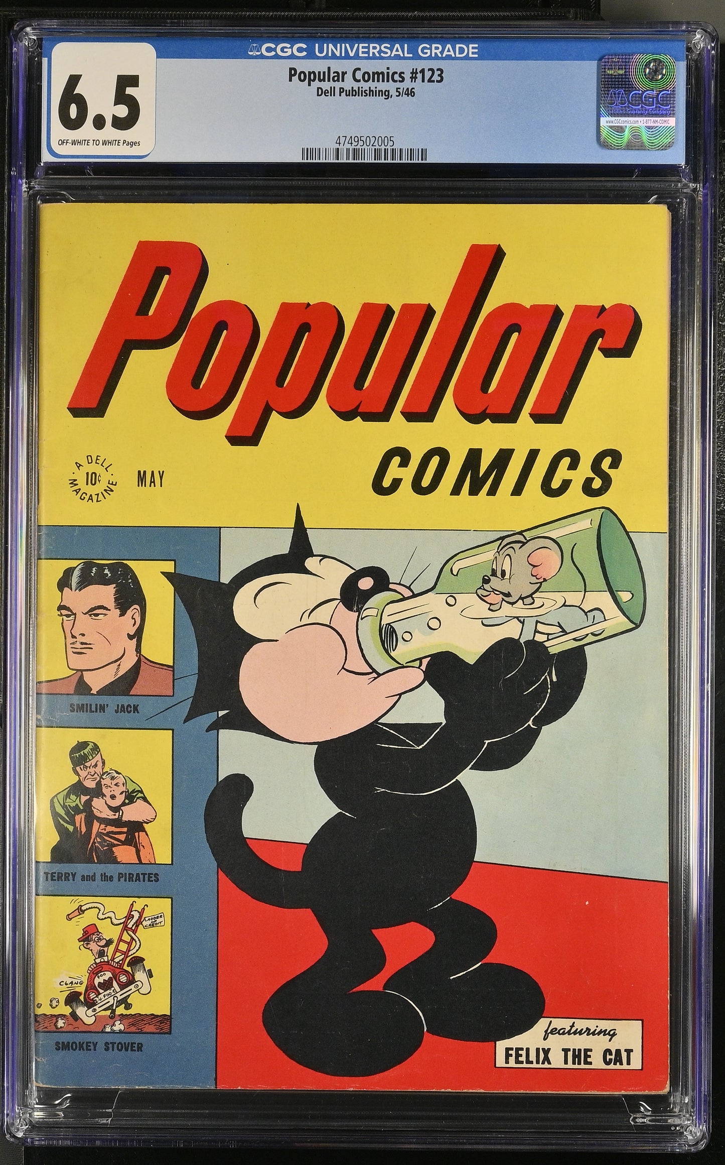 Popular Comics #123 (1946) Graded CGC 6.5 Fine+