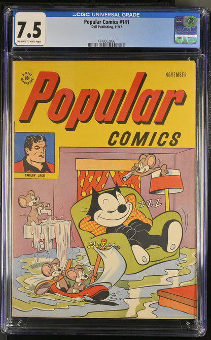 Popular Comics #141 (1947) Graded CGC 7.5 VF-