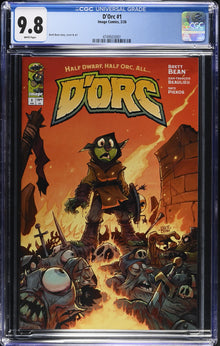 Dorc #1 Cover A Brett Bean (1st Print) Graded CGC 9.8 NM/Mint