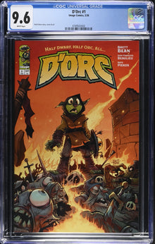 Dorc #1 Cover A Brett Bean (1st Print) Graded CGC 9.6 NM+