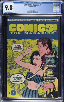 Comics The Magazine #0 Graded CGC 9.8