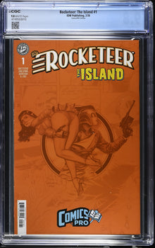 The Rocketeer: The Island #1 ComicsPRO Variant (Stevens Virgin) CGC 9.8 (010)