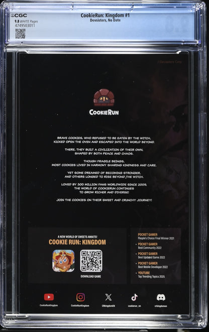 CookieRun: Kingdom #1 (English) 2026 GAMA Promo Comic CGC 9.8