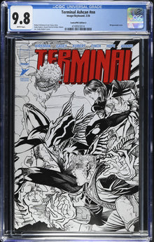 Terminal #1 Ashcan Andy Kubert Wraparound ComicsPRO Cover B CGC 9.8