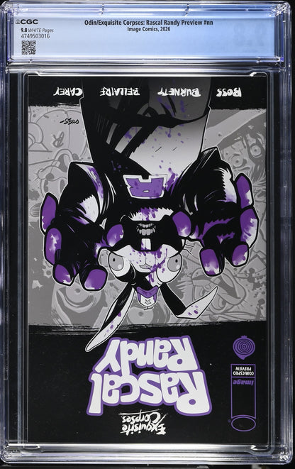 Exquisite Corpses: Rascal Randy / Odin Preview Flip Book #1 CGC 9.8