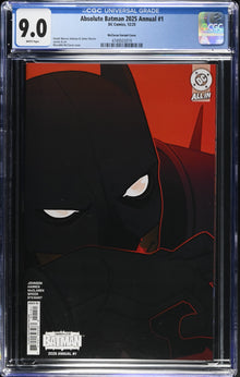 Absolute Batman 2025 Annual #1 Cover E 1:25 Meredith Mcclaren Card CGC 9.0