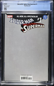 Marvel/DC: Spider-Man/Superman #1 Ivan Talavera Full Art Variant CGC 8.5