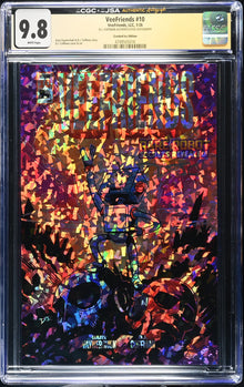 VeeFriends Comic Book #10: Rare Robot Cracked Ice /199 CGC 9.8 JSA DJ Coffman Signed