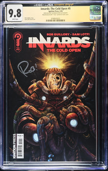 Innards #0 The Cold Open CGC 9.8 JSA Rob Guillory Signed 1352