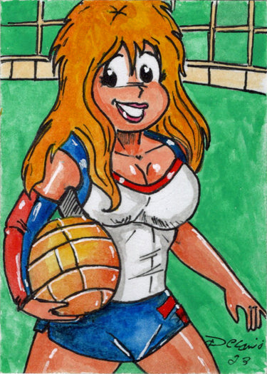 Cherry November 5finity 2023 Sketch Card Delanio Dourado V1