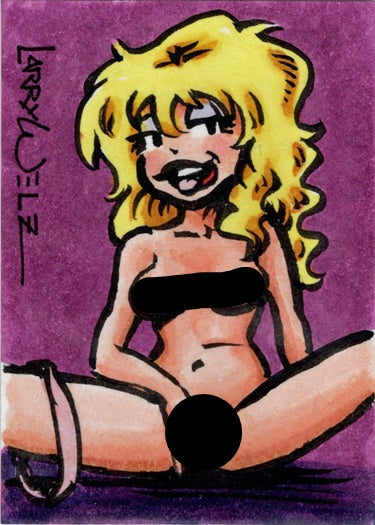 Cherry November 5finity 2023 Sketch Card Larry Welz V2