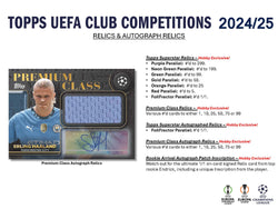 2024-25 Topps UEFA Club Competitions Soccer Hobby Box