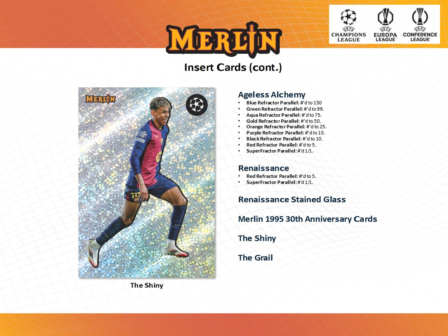2024-25 Topps Chrome Merlin UEFA Club Competitions Hobby Box