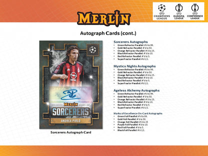 2024-25 Topps Chrome Merlin UEFA Club Competitions Hobby Box