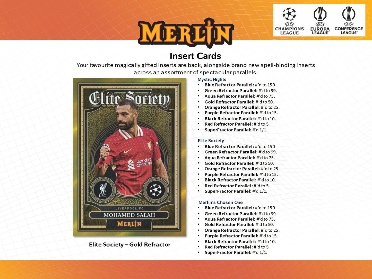 2024-25 Topps Chrome Merlin UEFA Club Competitions Value Box