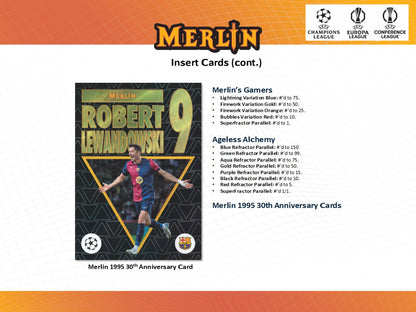 2024-25 Topps Chrome Merlin UEFA Club Competitions Value Box