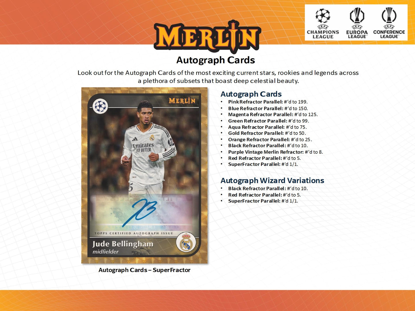2024-25 Topps Chrome Merlin UEFA Club Competitions Value Box