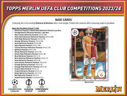 2023-24 Topps Chrome Merlin UEFA Club Competitions Hobby Box