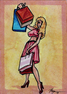 Cherry February/March 5finity 2023 Sketch Card April Reyna V1