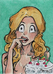 Cherry February/March 5finity 2023 Sketch Card April Reyna V2