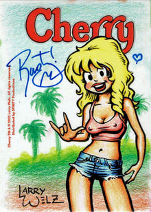 Cherry February/March 5finity 2023 Sketch Card Rusty Gilligan V1