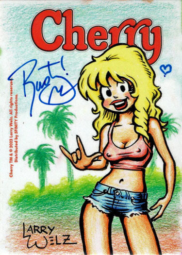 Cherry February/March 5finity 2023 Sketch Card Rusty Gilligan V1