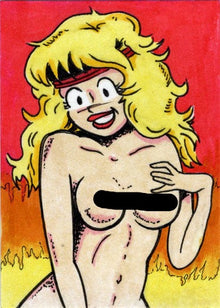 Cherry February/March 5finity 2023 Sketch Card Rusty Gilligan V2