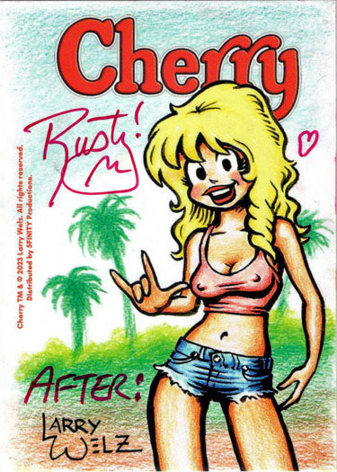 Cherry February/March 5finity 2023 Sketch Card Rusty Gilligan V2