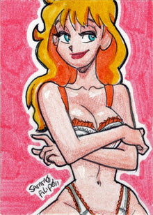 Cherry February/March 5finity 2023 Sketch Card Sammo Filipo V4