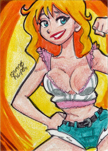 Cherry February/March 5finity 2023 Sketch Card Sammo Filipo V6