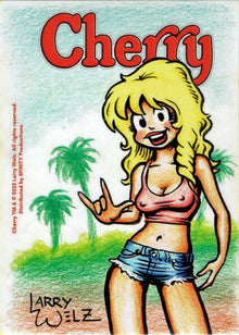 Cherry February/March 5finity 2023 Sketch Card Paul Maitland V2