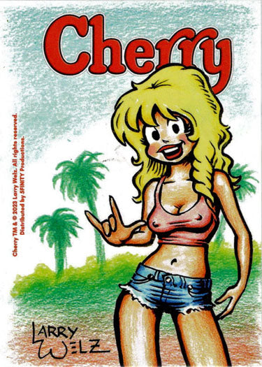 Cherry 5finity 2023 Sketch Card Larry Welz V2