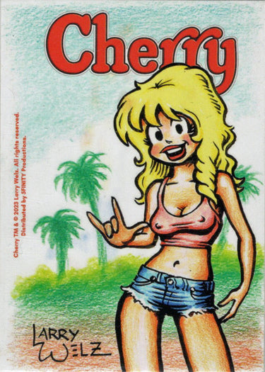 Cherry 5finity 2023 Dealer Incentive Sketch Card Larry Welz