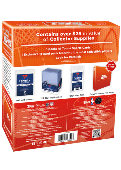 2026 Topps Collector Kit with 7 Packs and Card Supplies