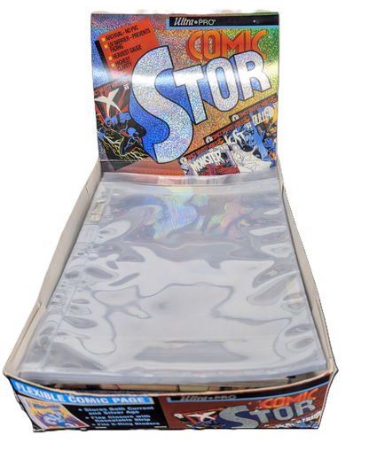 Vintage (1990's) Ultra PRO Flexible 3 Ring Binder Comic Book Sleeves - 100 Count Box