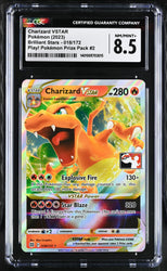 Pokémon Charizard VSTAR (018/172) [Prize Pack Series Two] Graded CGC 8.5 NM/Mint+