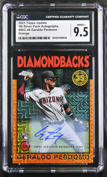 2021 Topps Update Baseball Silver Pack 86C-49 Geraldo Perdomo Autograph CGC 9.5