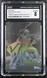 Topps 1993 Star Wars Galaxy Darth Vader Hologram Card Graded CGC 8 NM/Mint