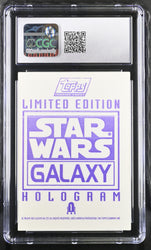 Topps 1993 Star Wars Galaxy Darth Vader Hologram Card Graded CGC 8 NM/Mint